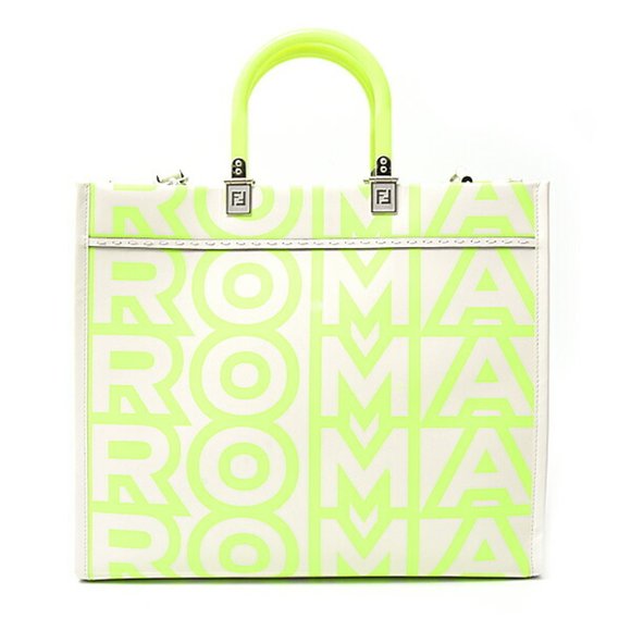 Fendi Women's Sunshine Tote Shoulder Bag Marc Jacobs Collaboration Leather Co... - Picture 2 of 10